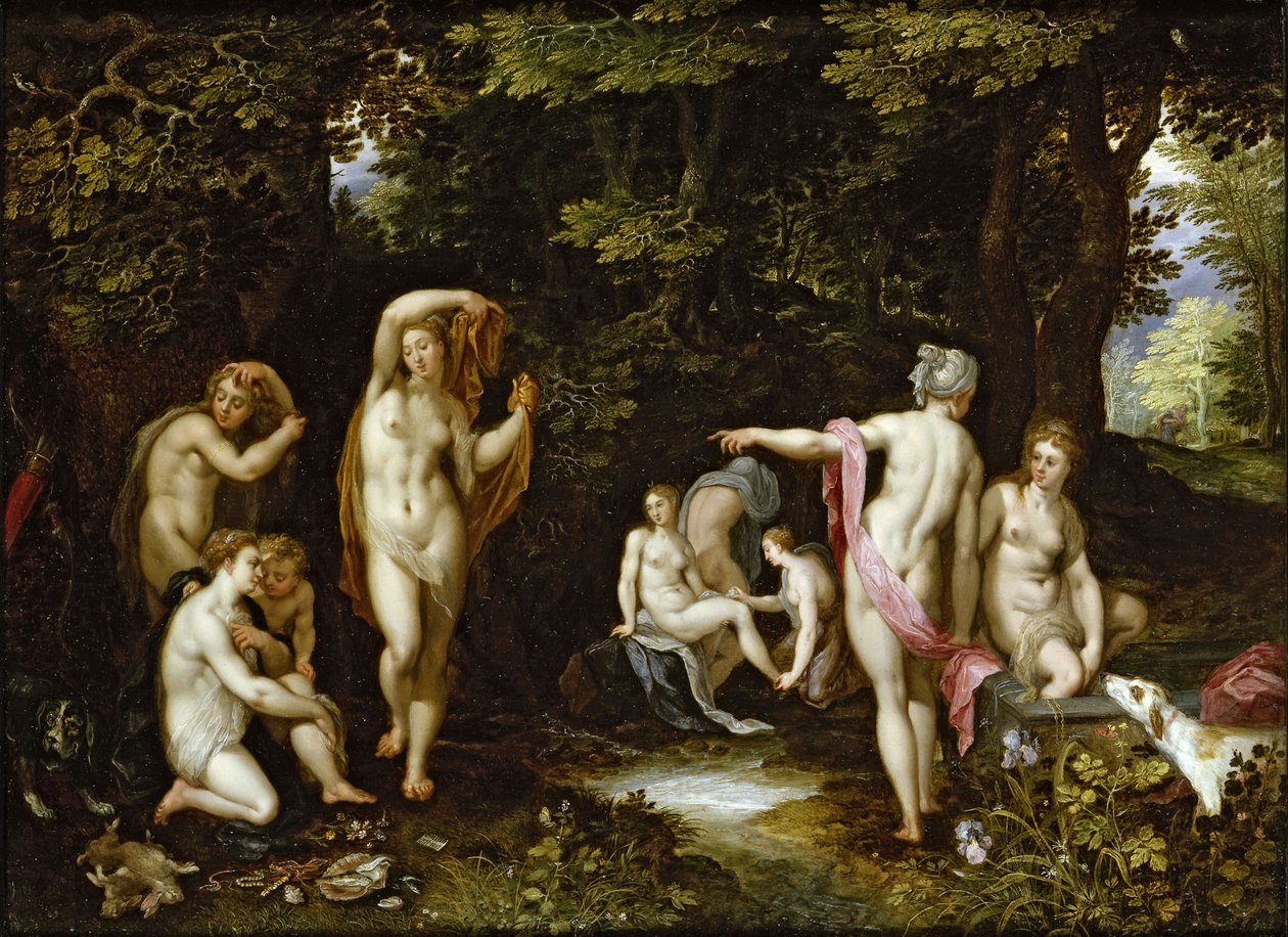 Diana und Actaeon, ca. 1595 von Jan the Elder Brueghel