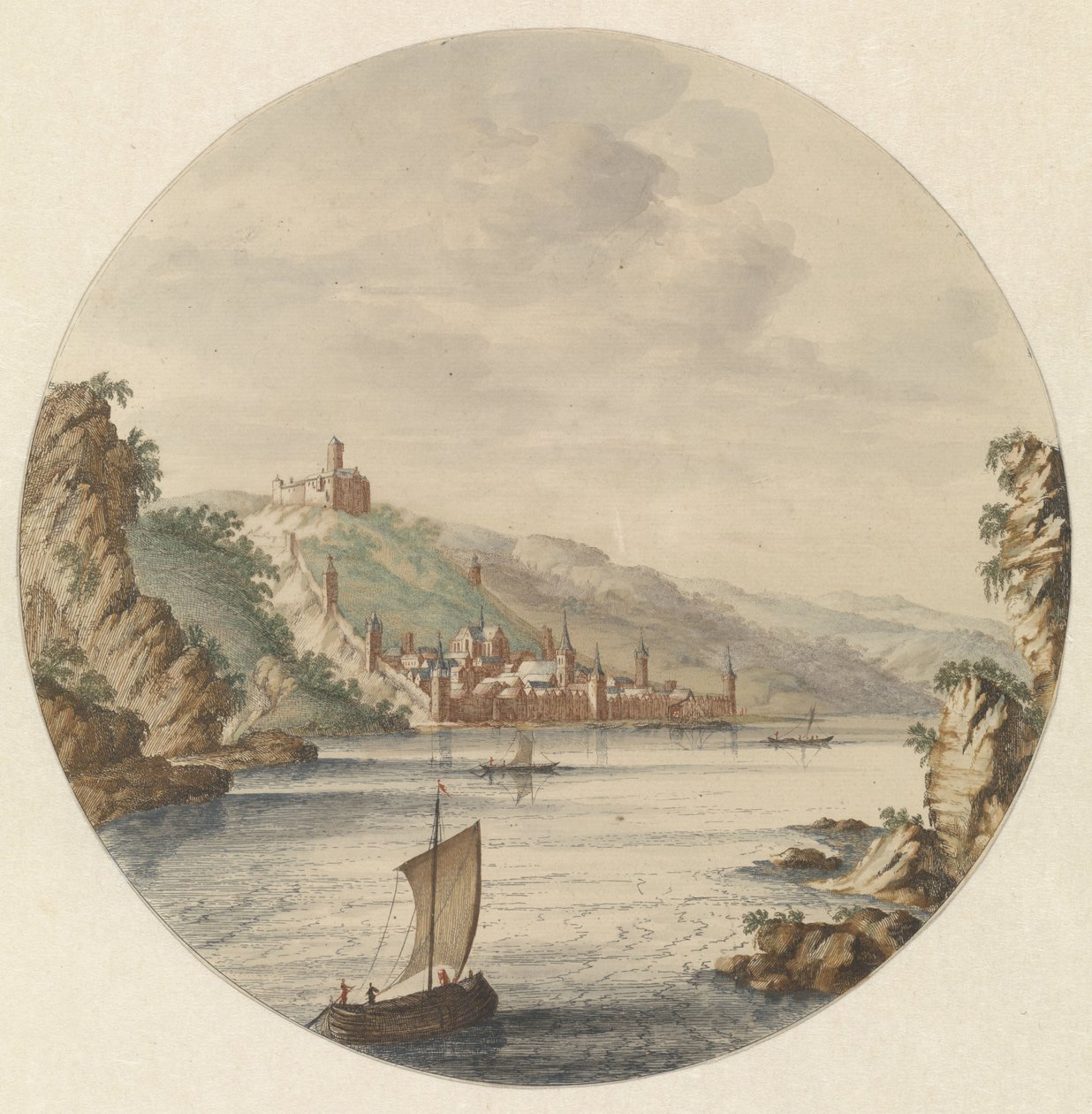 Ansicht der Stadt Bacharach von Jan van Call (I)