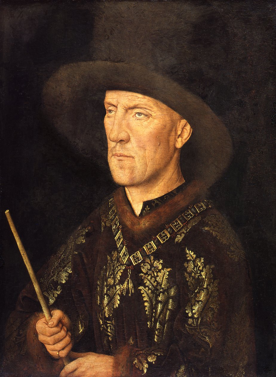 Porträt von Baudouin de Lannoy von Jan van Eyck