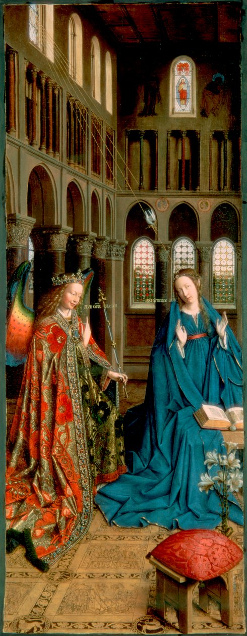 Die Verkündigung, 1434-1436 von Jan van Eyck
