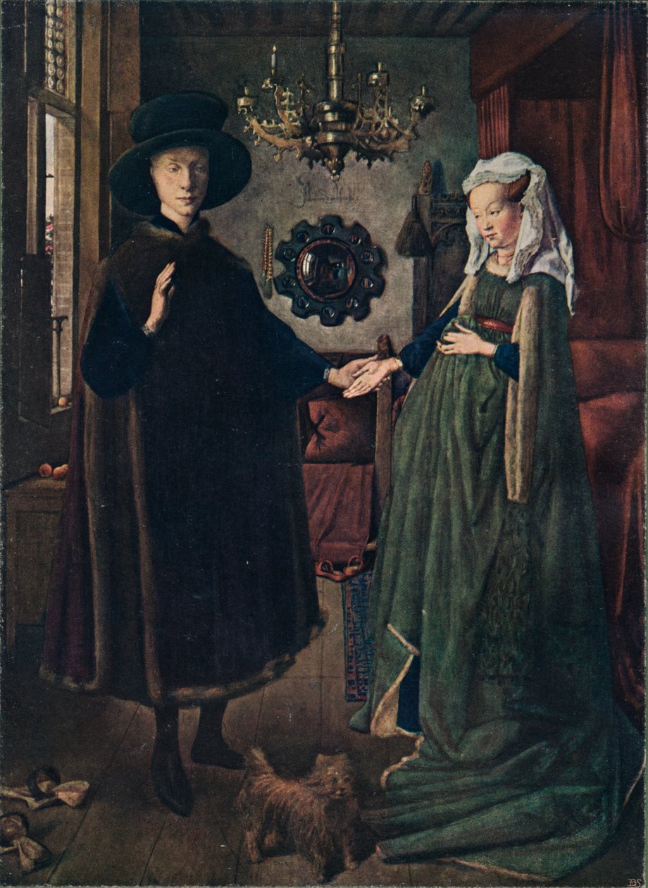 Das Arnolfini-Porträt, 1434, 1904 von Jan van Eyck
