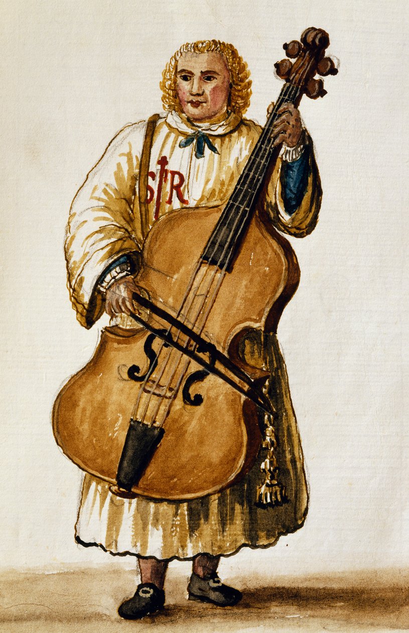 Straßenmusiker von Jan van Grevenbroeck