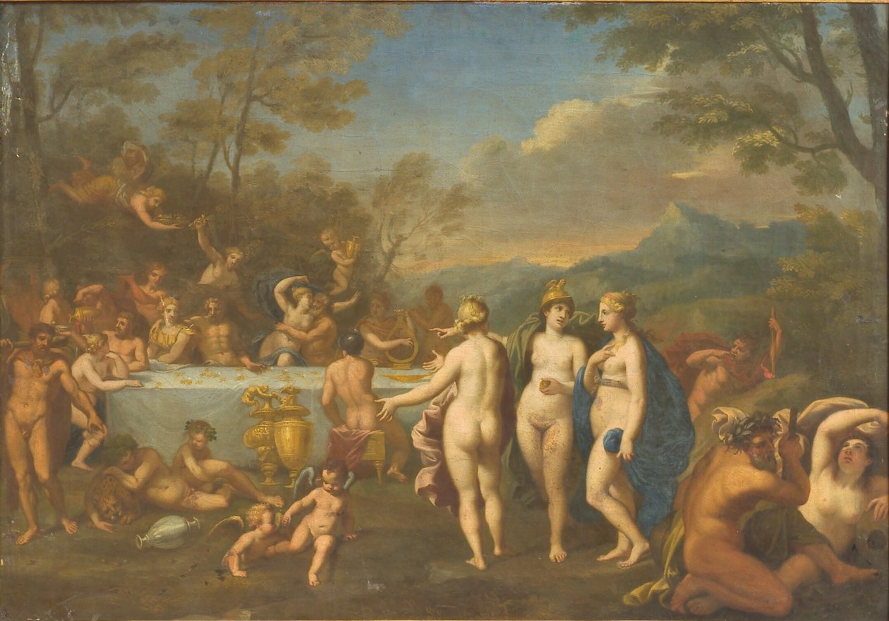 Eine Versammlung von Göttern von Jan van Haensbergen