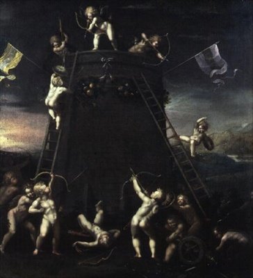 Der Krieg der Cupidos von Jan van Hoey
