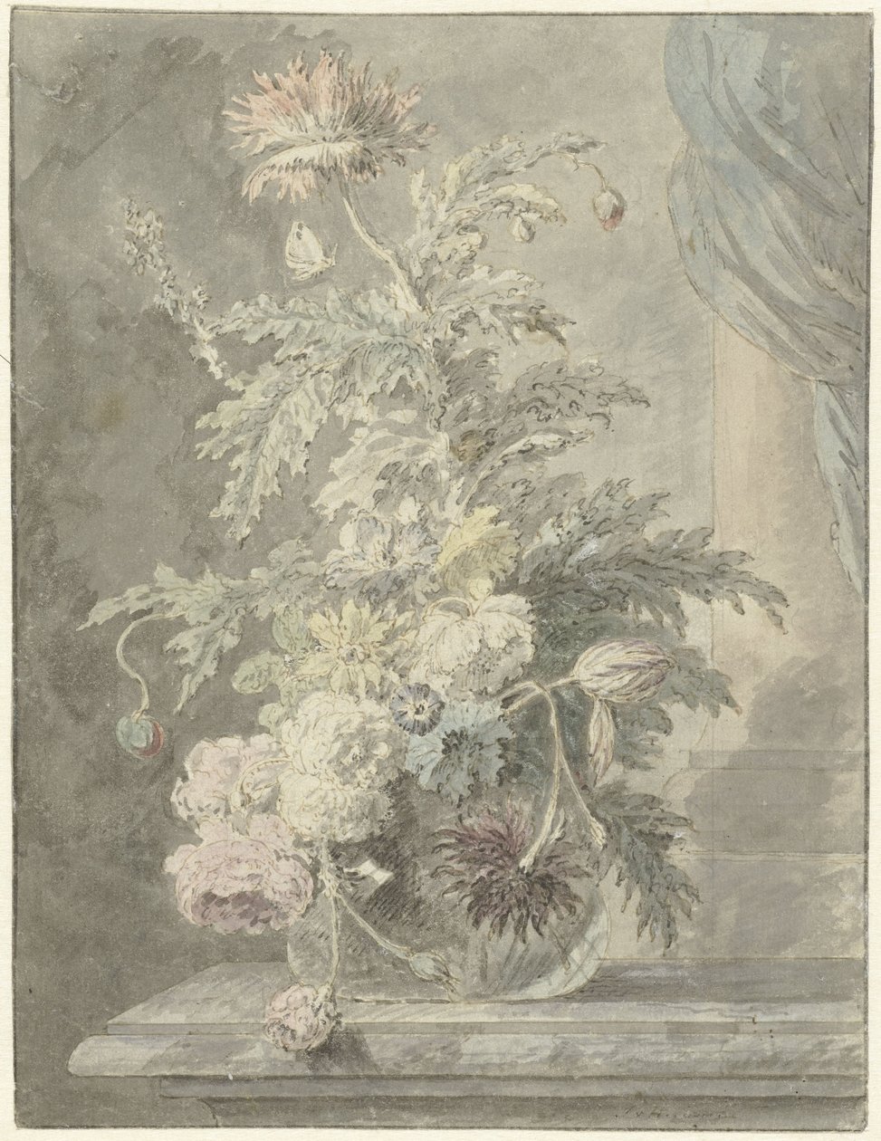 Vase mit Blumen von Jan van Huysum (possibly)