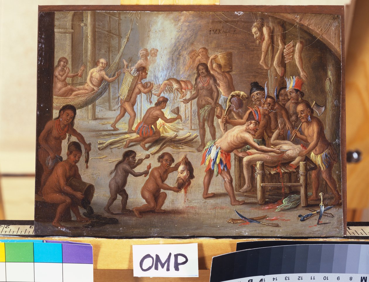 Indianer als Kannibalen von Jan van Kessel