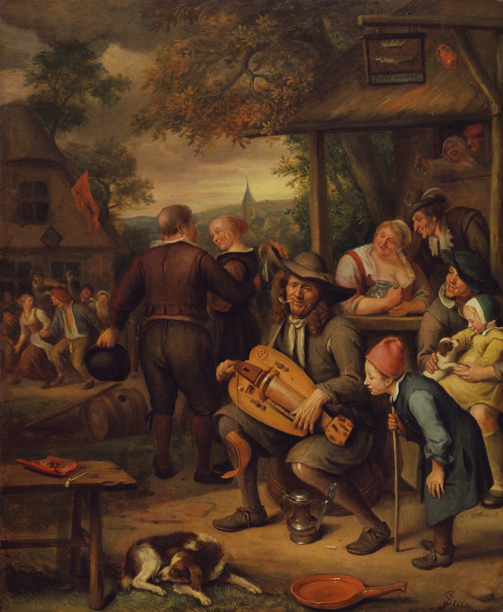 Der Drehorgelspieler von Jan van Kessel