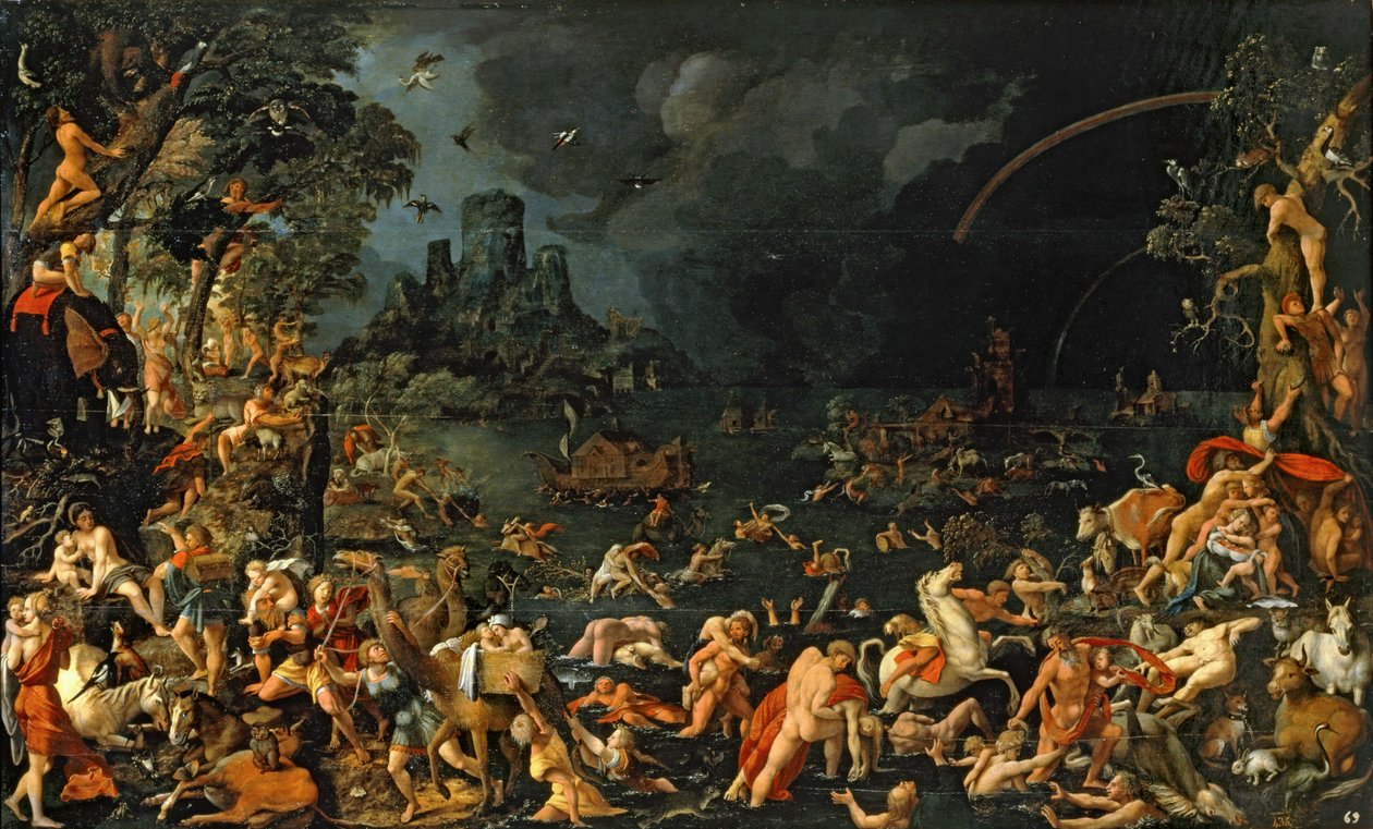 Die Sintflut von Jan van Scorel