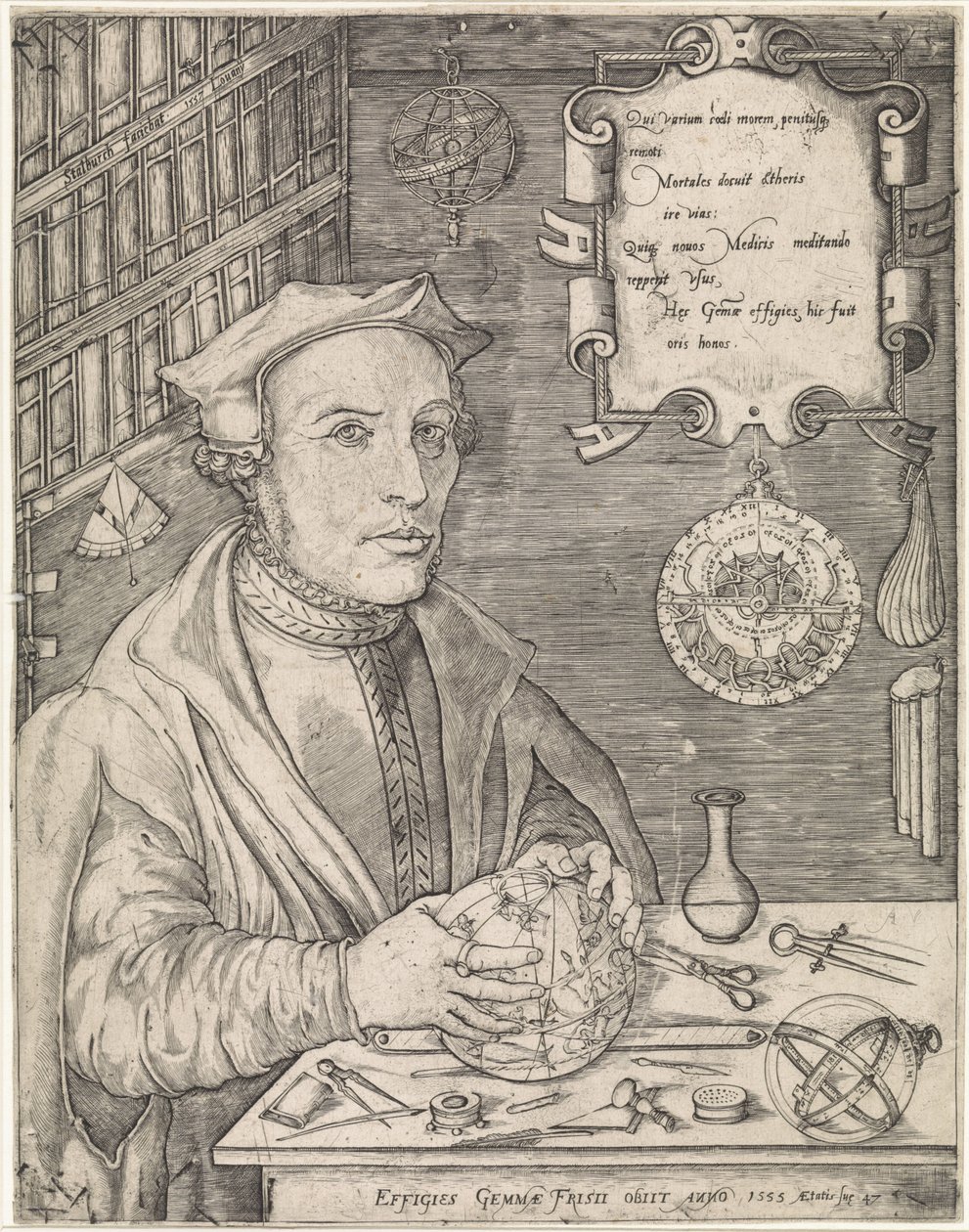 Porträt von Gemma Frisius von Jan van Stalburch