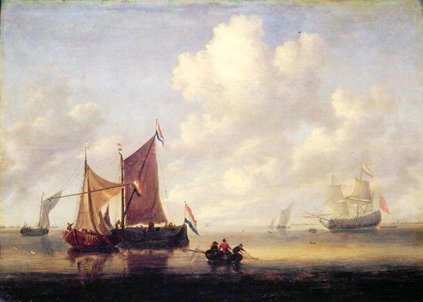 Meereslandschaft von Jan van de Capelle or Cappelle