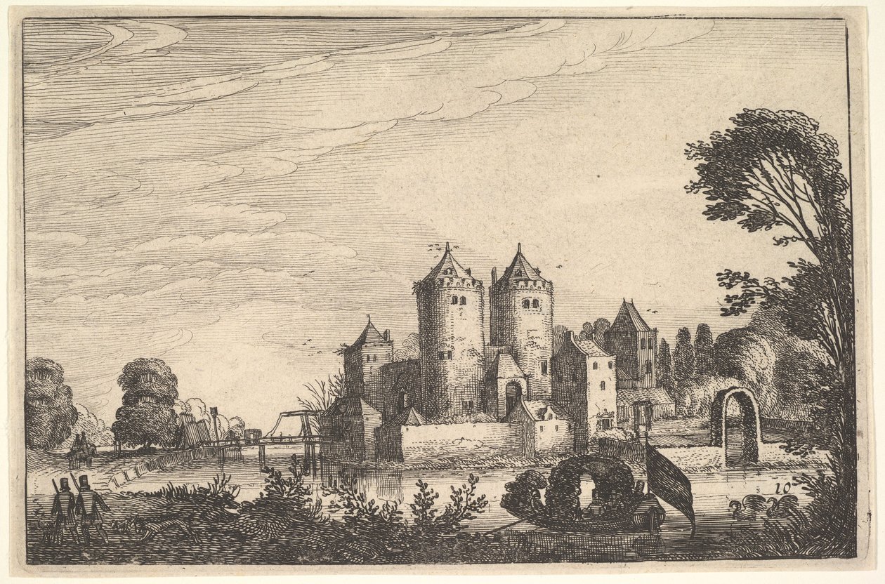 Das Schloss, ca. 1616 von Jan van de Velde II