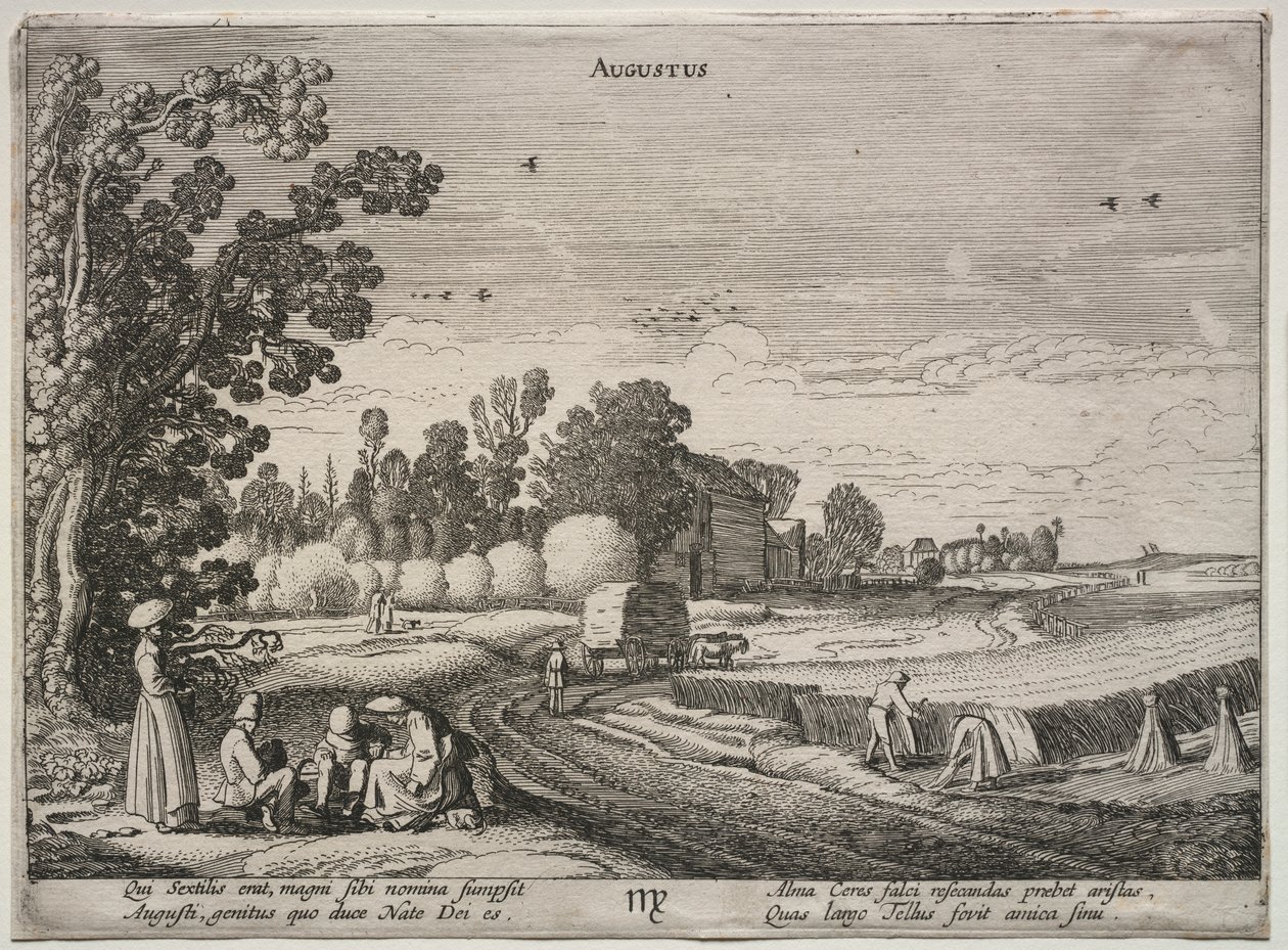 Die zwölf Monate: August von Jan van de Velde II