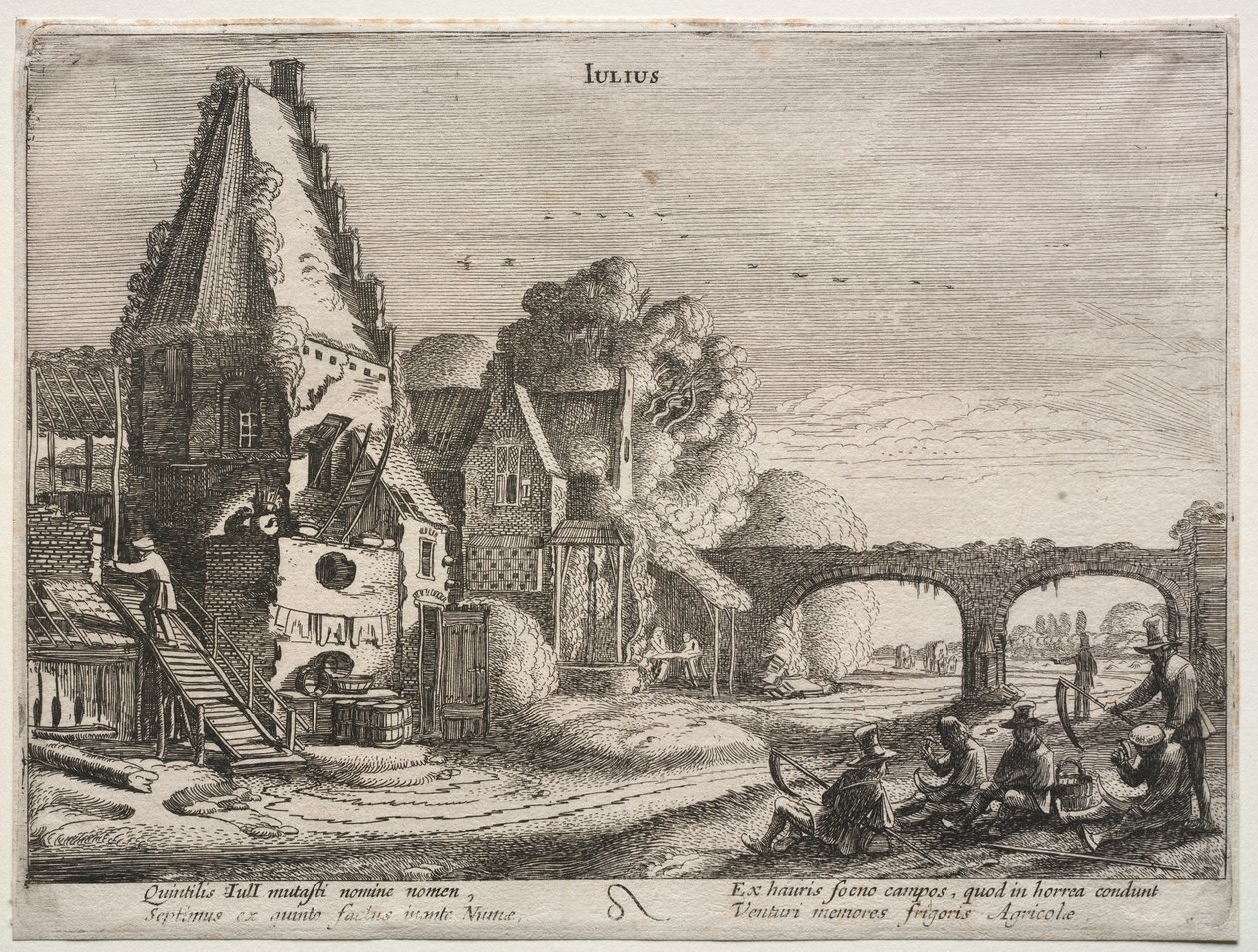 Die zwölf Monate: Juli von Jan van de Velde II