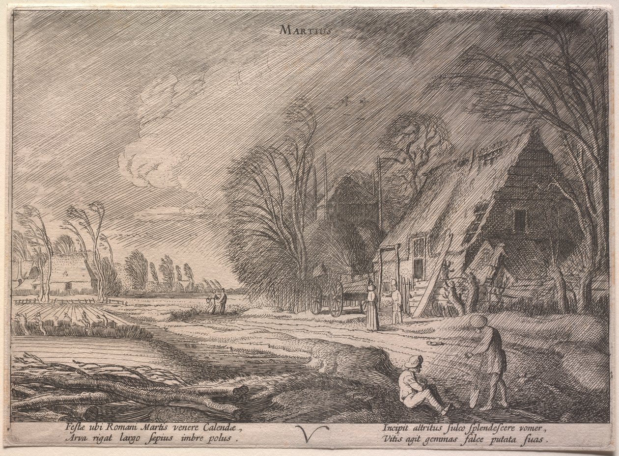 Die zwölf Monate: März von Jan van de Velde II