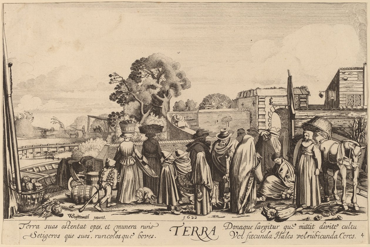 Erde von Jan van de Velde II after Willem Buytewech