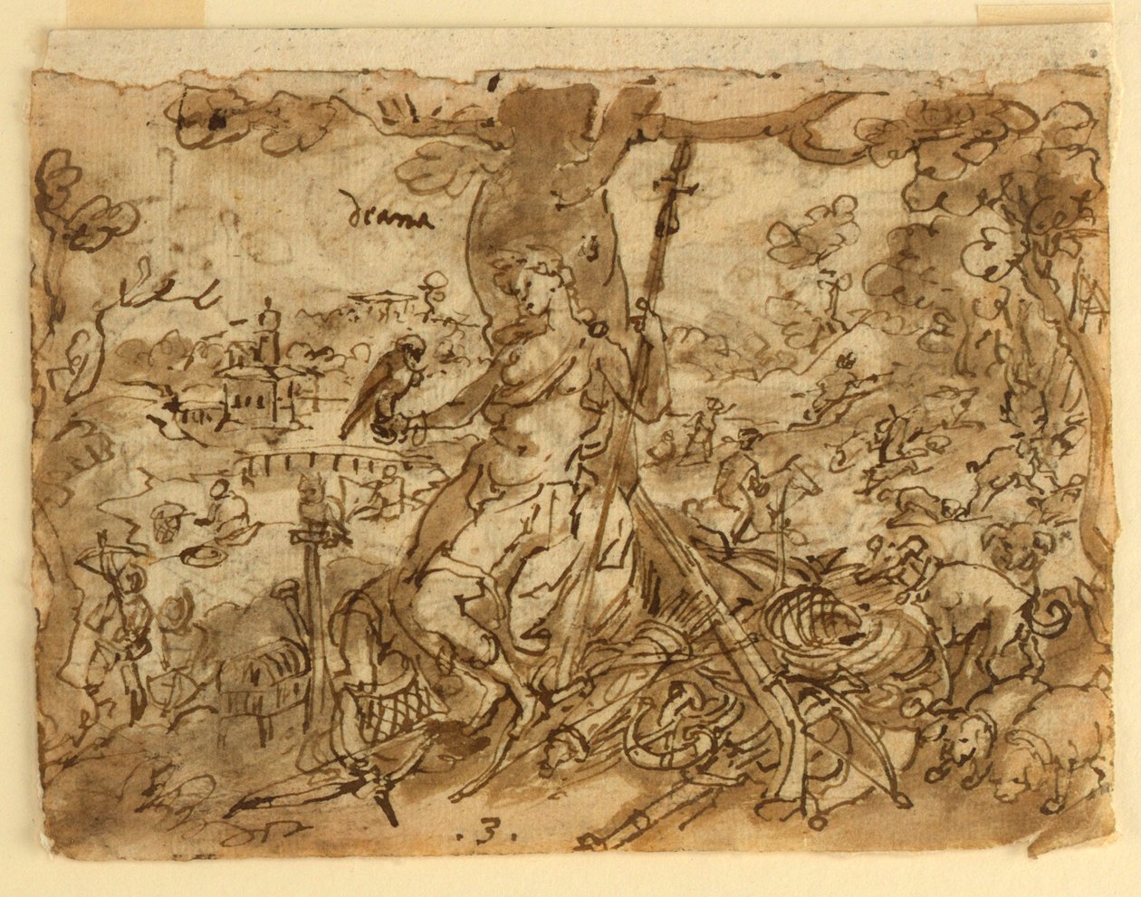 Diana (Venatio) von Jan van der Straet, called Stradanus