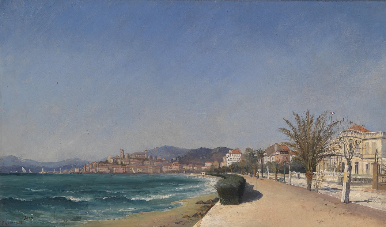 Blick auf die Promenade in Cannes von Janci