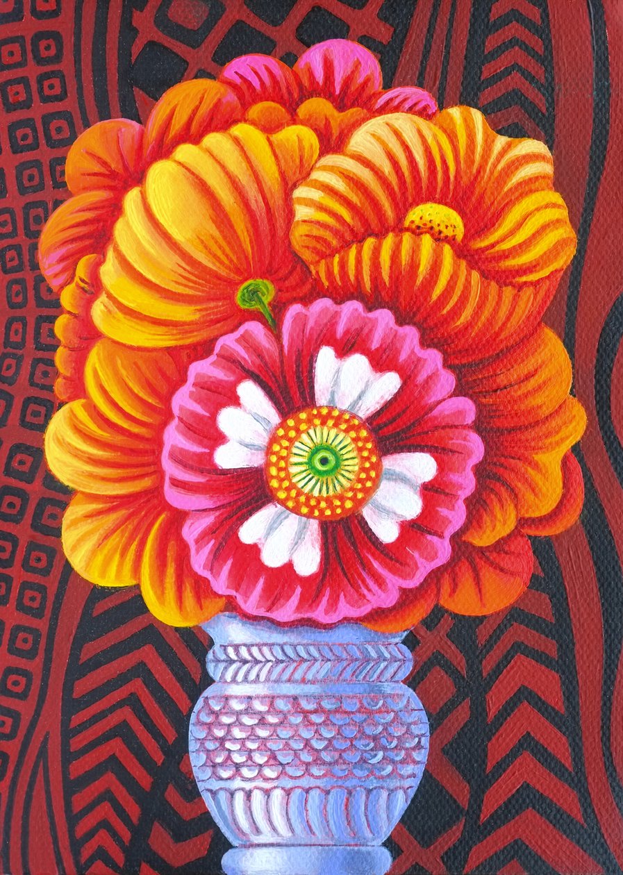 Ringelblumen, 2014 von Jane Tattersfield