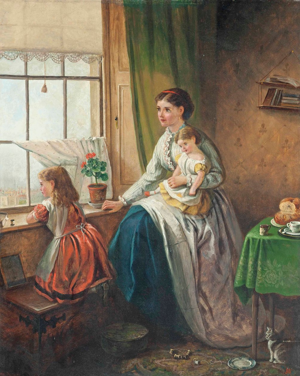 Auf Papa warten von Jane Maria Bowkett