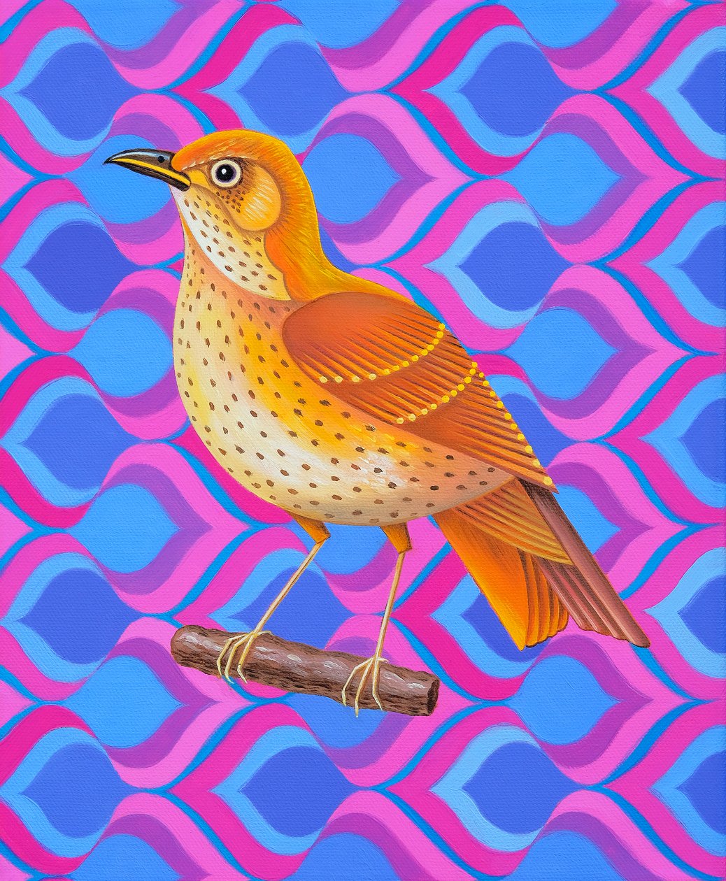 Singdrossel, 2023 von Jane Tattersfield