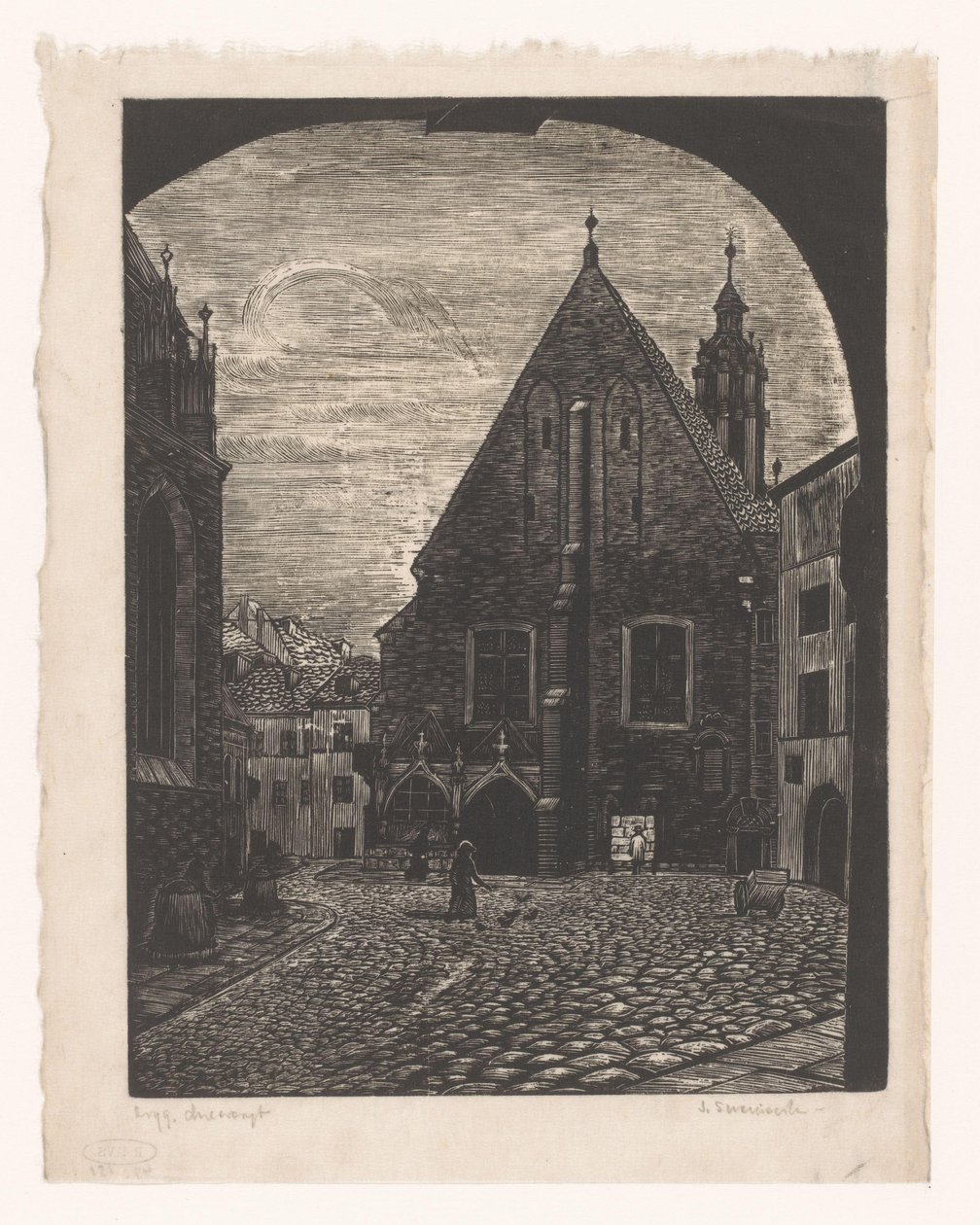 Ansicht in Prag von Janina Szciamicka
