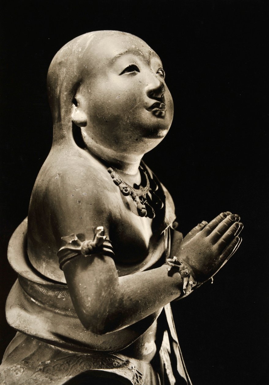 Begleiter, aus dem 8. Jahrhundert, Nara-Periode, Todaiji, Japan, 1950 von Japanese Photographer