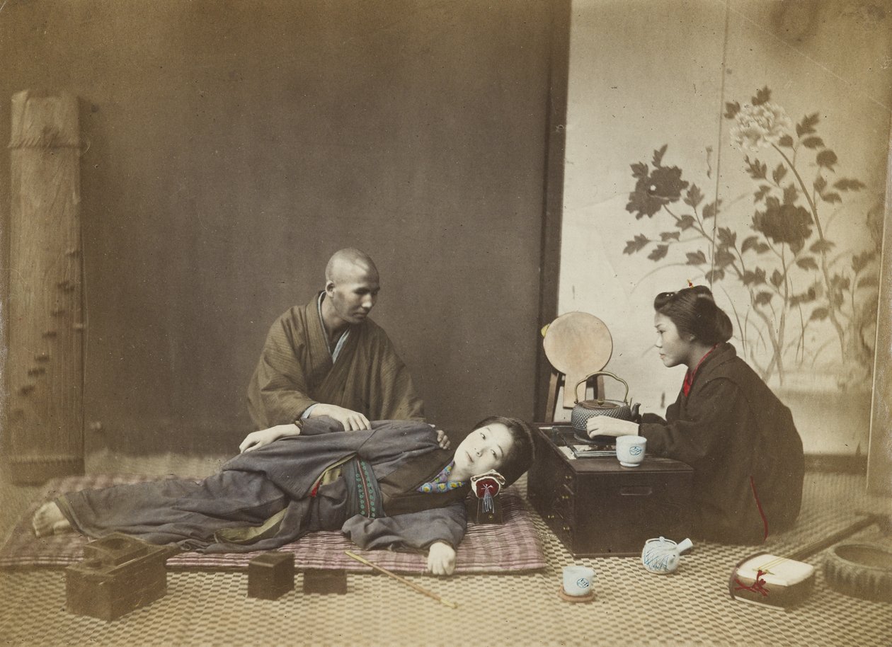 Japanisches häusliches Interieur von Japanese Photographer