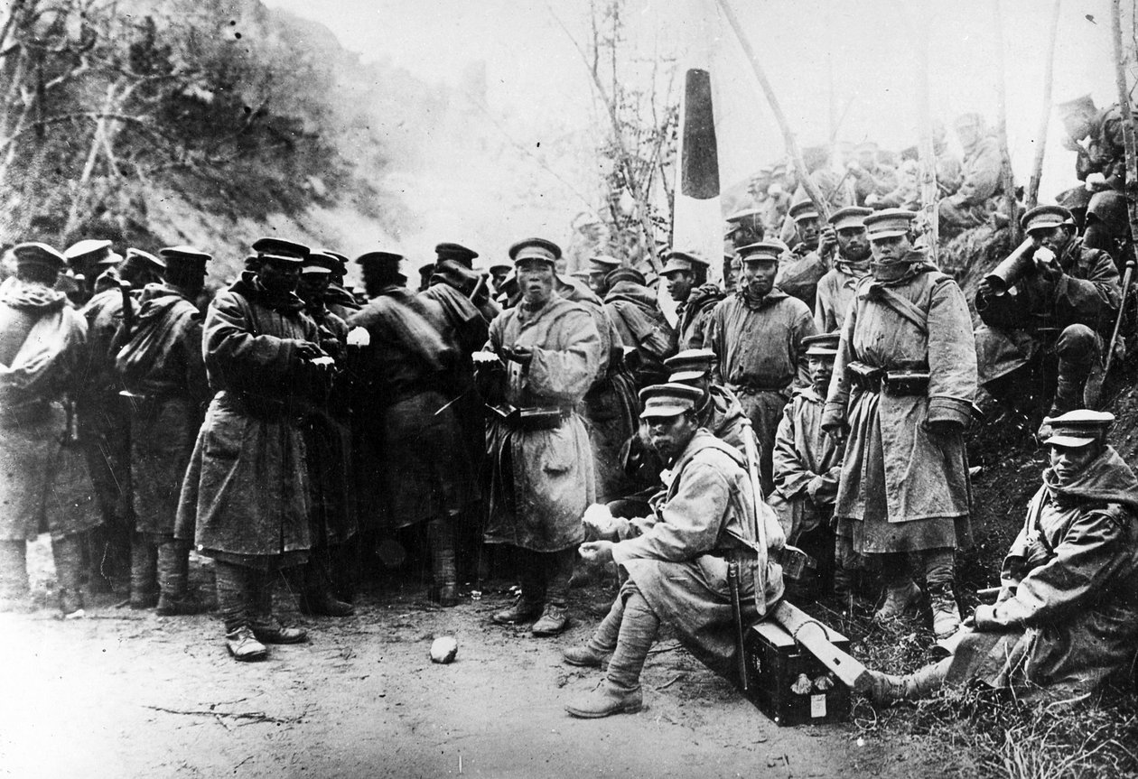 Wahrscheinlich japanische Truppen in China, ca. 1930er von Japanese Photographer