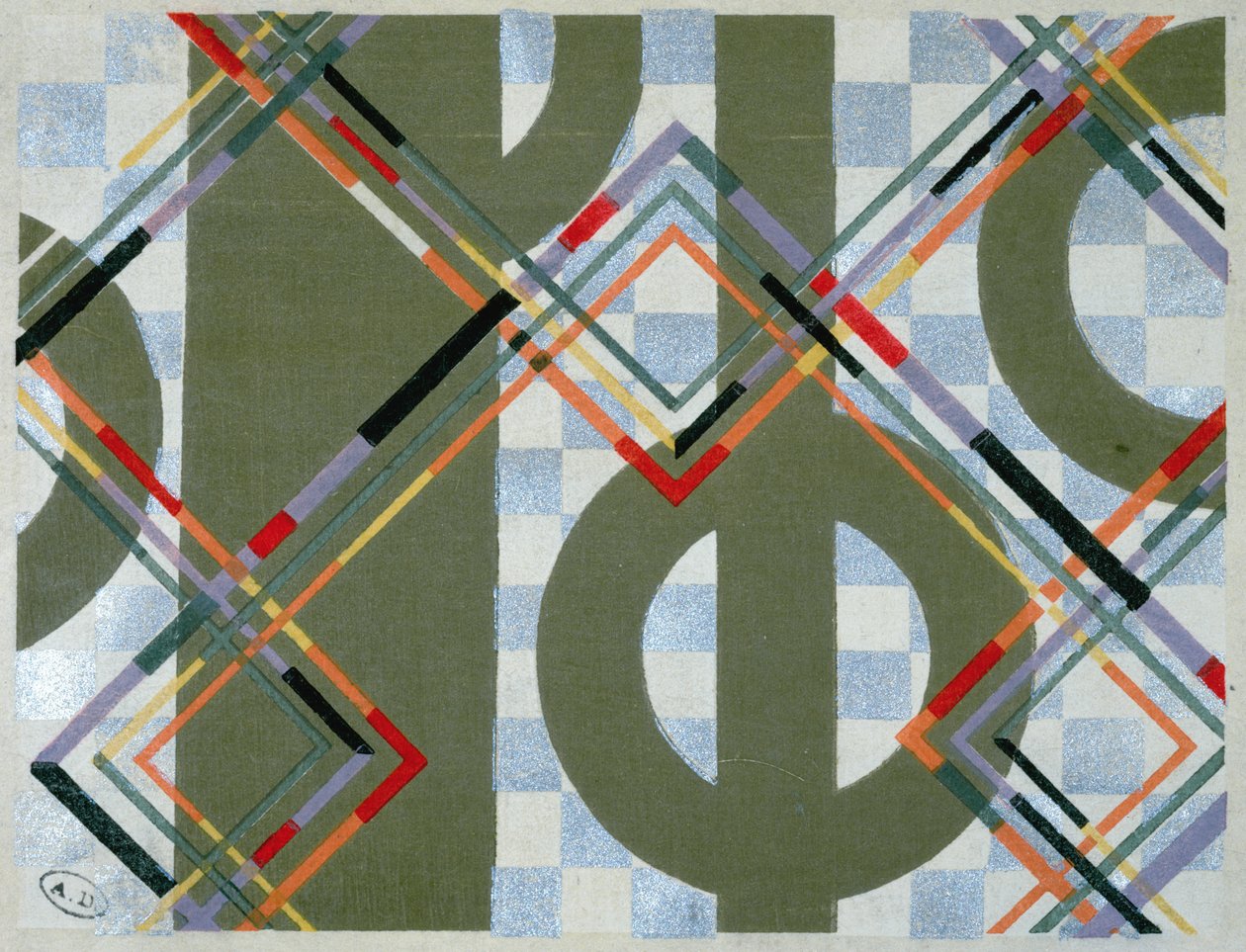 Stoffdesign, Ende des 19. Jahrhunderts von Japanese School