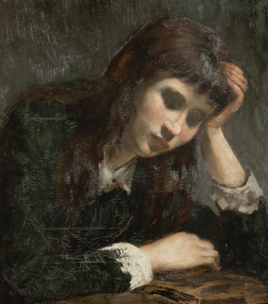 Lesendes Mädchen von Jaroslav Cermak