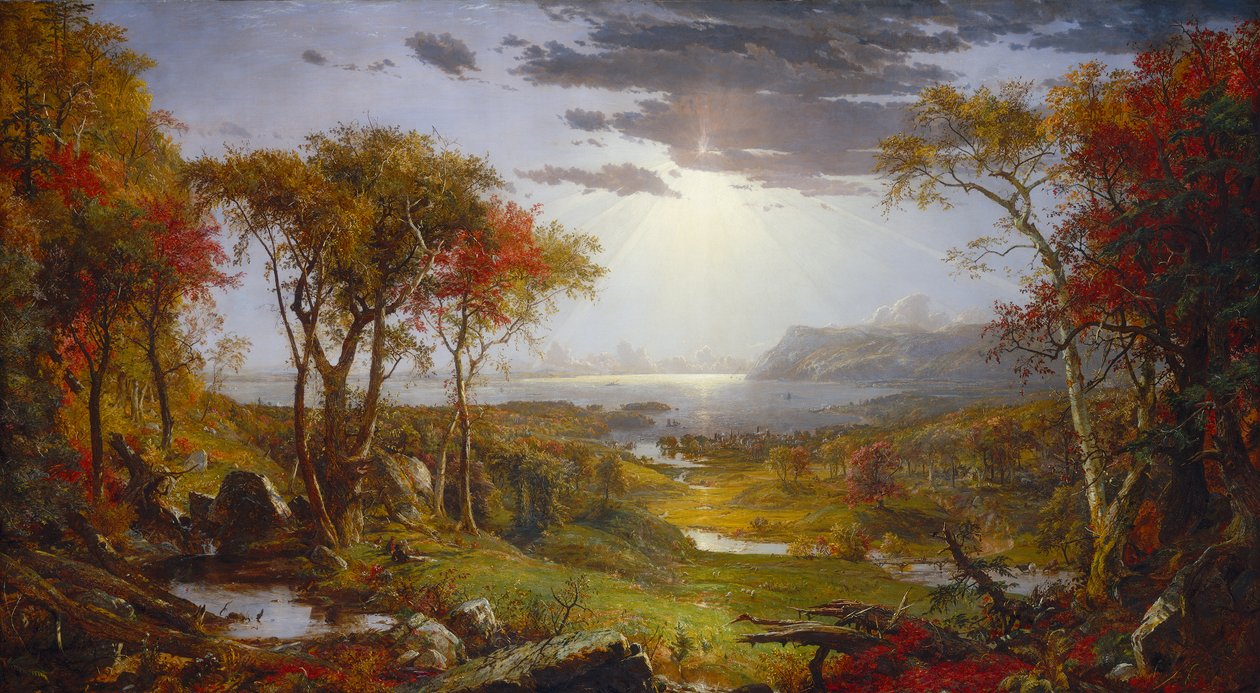 Herbst am Hudson River von Jasper Francis Cropsey