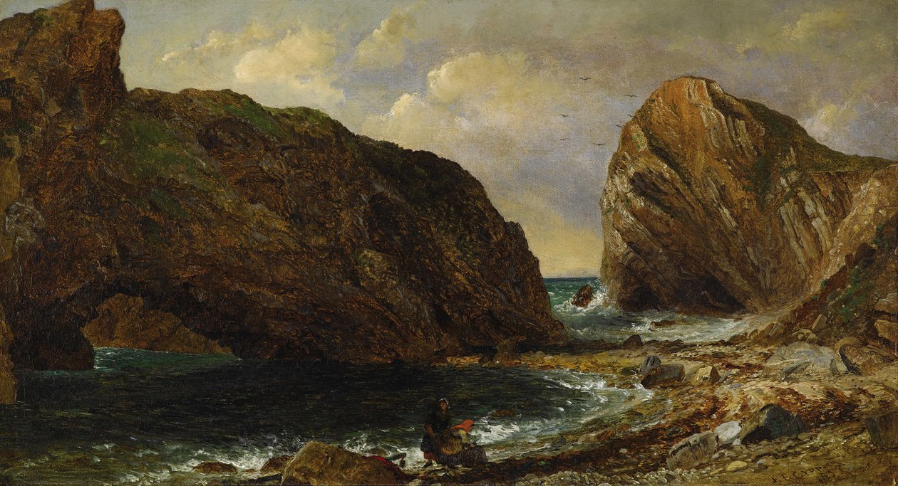 Am Meer, Lulworth von Jasper Francis Cropsey