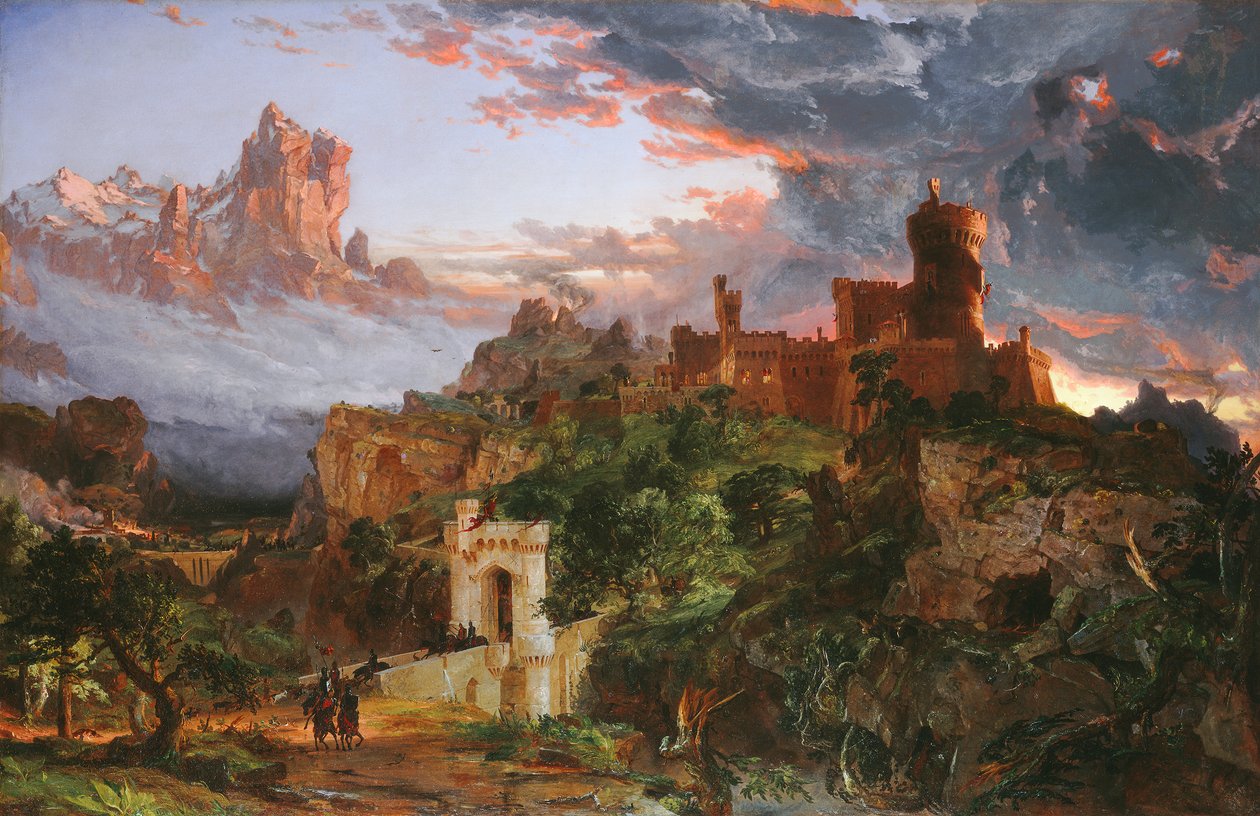 Der Geist des Krieges, 1851 von Jasper Francis Cropsey