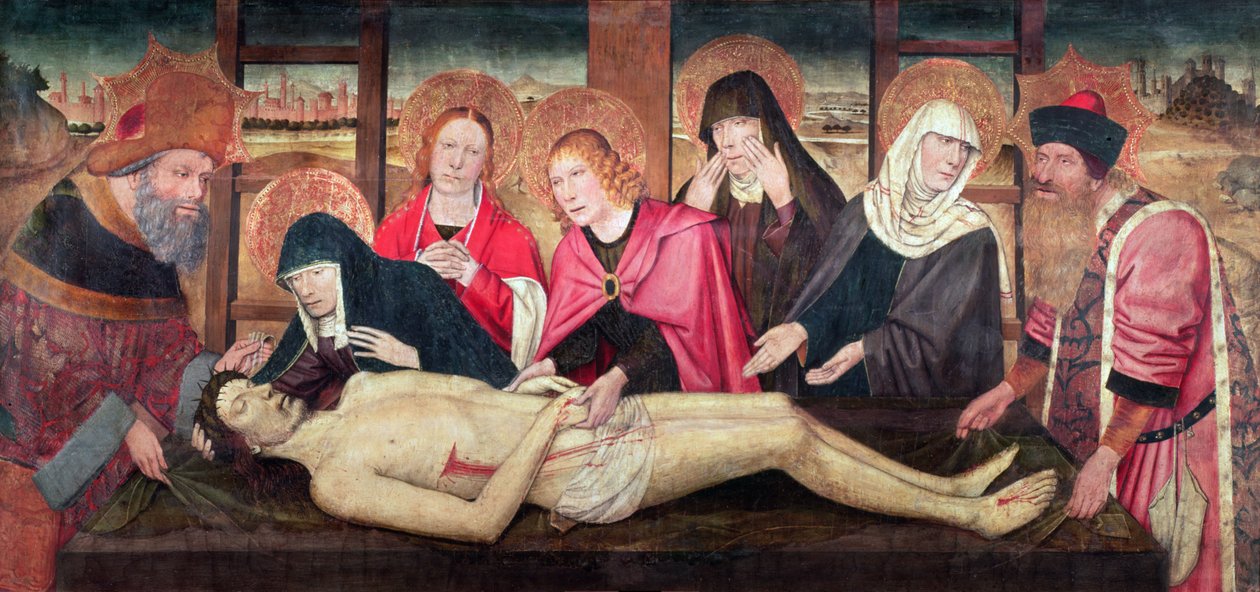 Die Grablegung Christi von Jaume Huguet