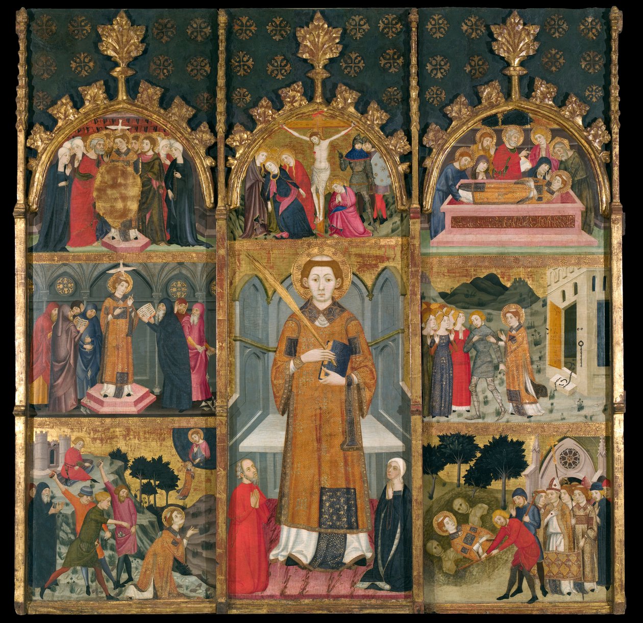 Altarbild des Heiligen Stephanus von Jaume Serra