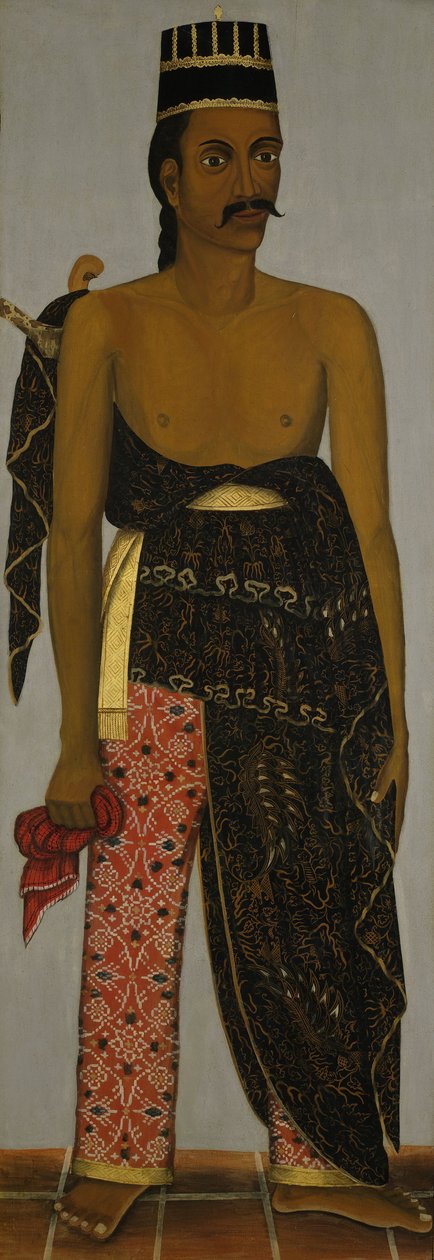 Javanischer Hofbeamter, ca. 1820-70 von Javanese School