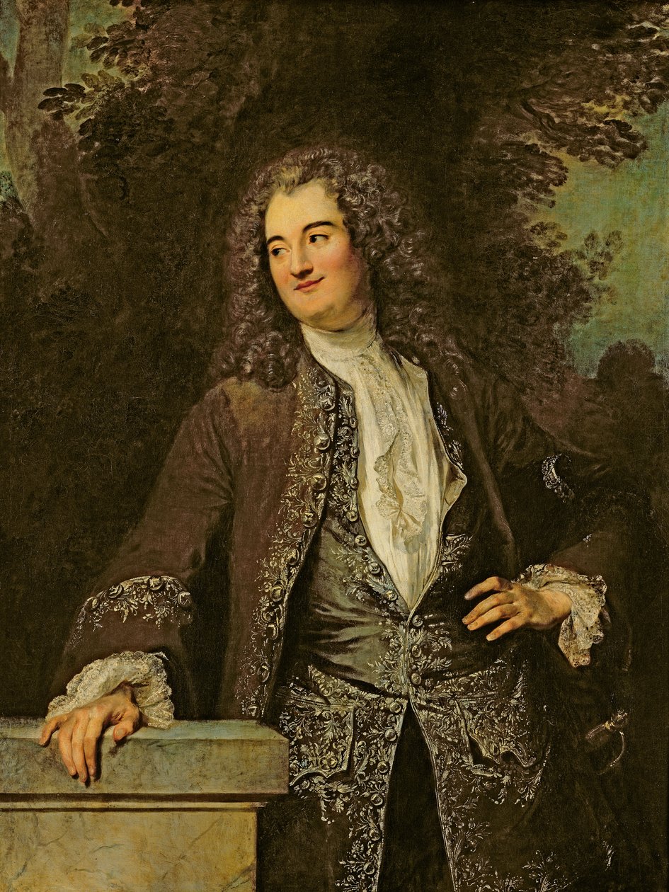Porträt eines Gentlemans oder Porträt von Jean de Julienne von Jean Antoine Watteau