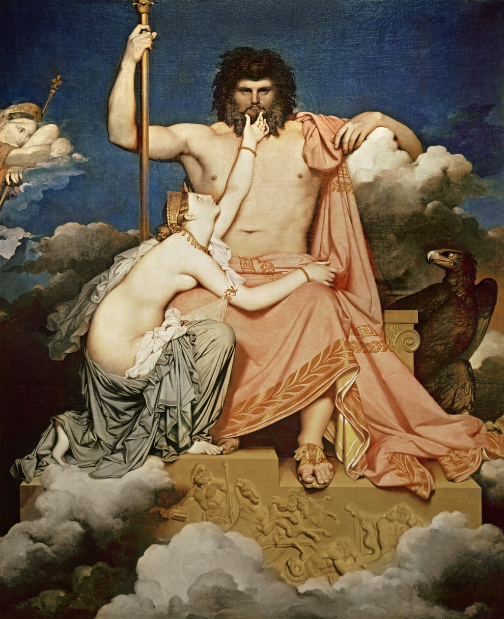 Jupiter und Thetis, 1811 von Jean Auguste Dominique Ingres