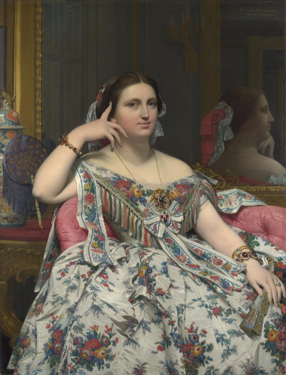 Madame Moitessier, 1856 von Jean Auguste Dominique Ingres