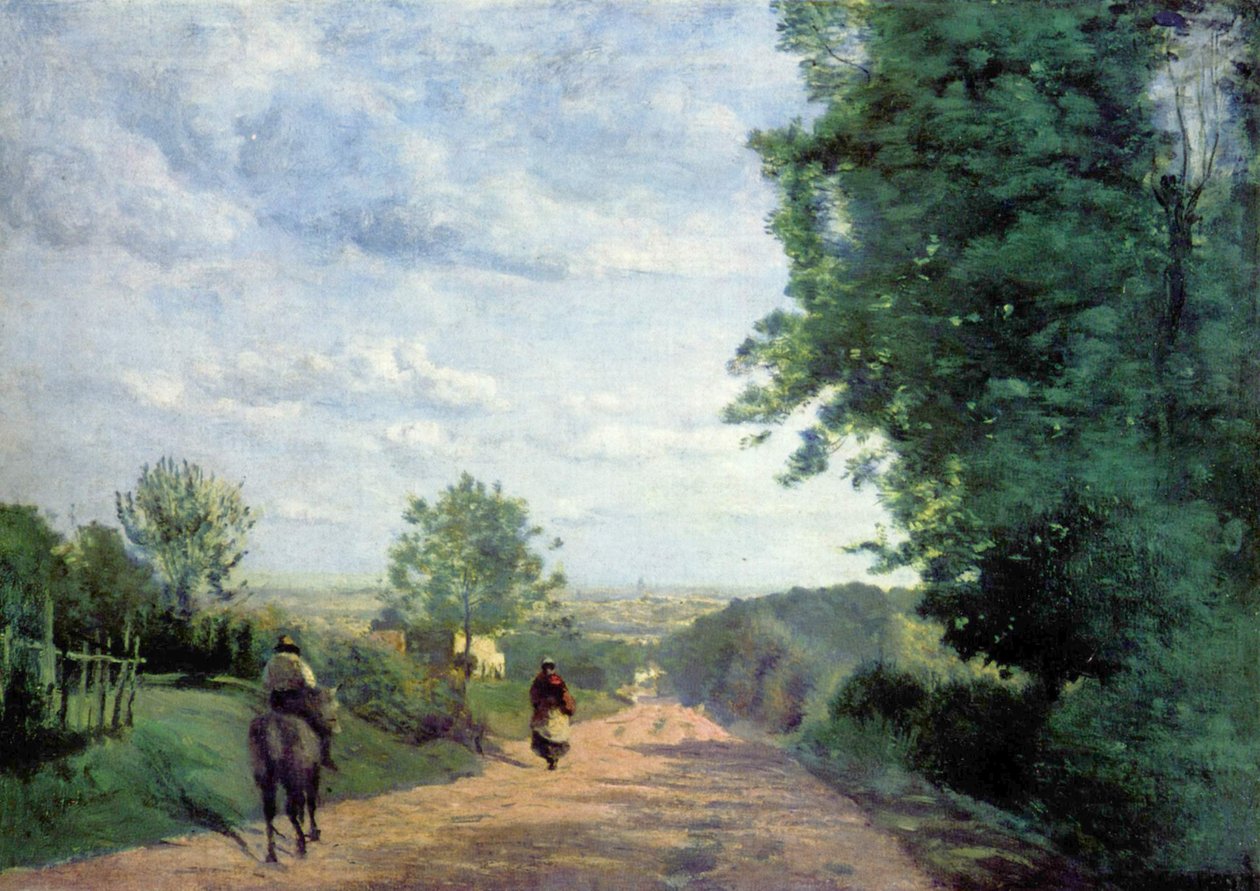 Der Weg von Sèvres von Jean Baptiste Camille Corot