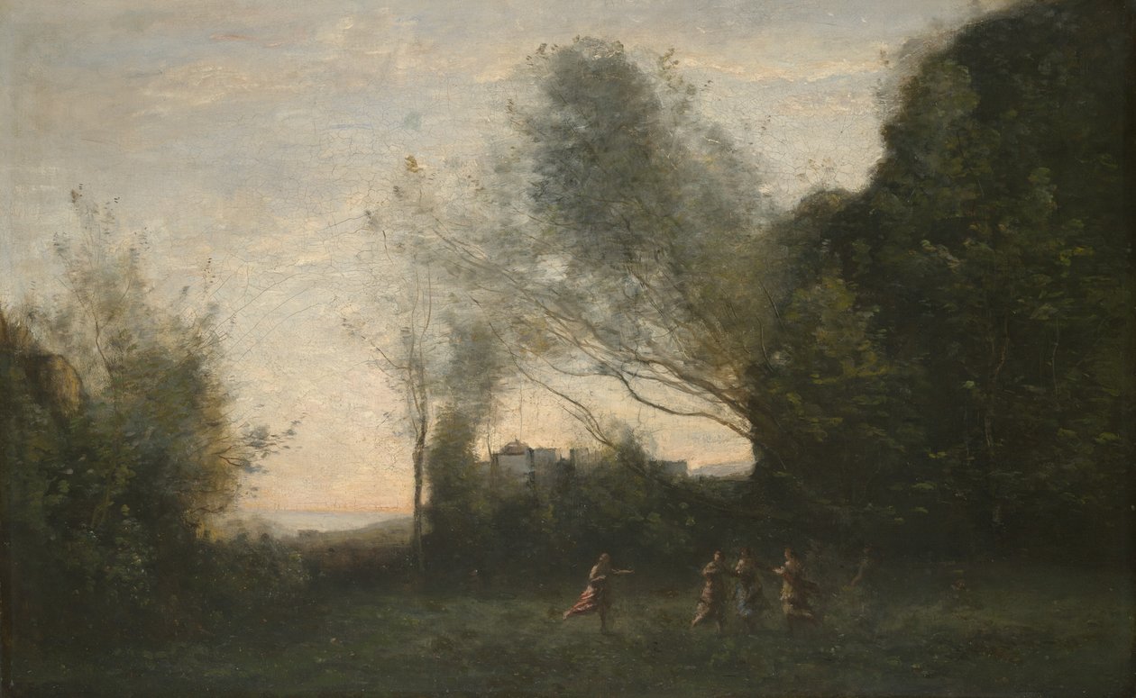 Der Tanz der Nymphen, 1865-70 von Jean Baptiste Camille Corot