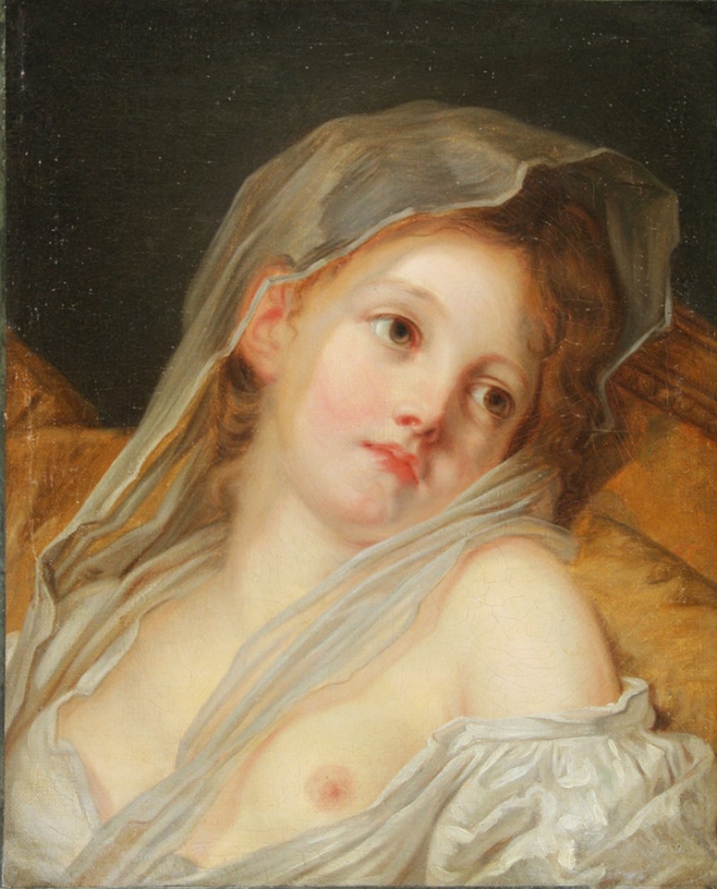 Ein Träumer, ca. 1780 von Jean Baptiste Greuze