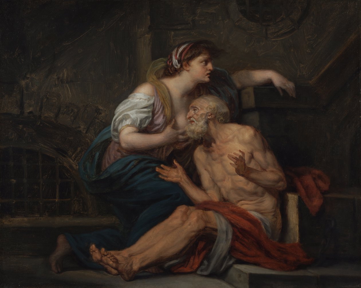 Cimon und Pero von Jean Baptiste Greuze