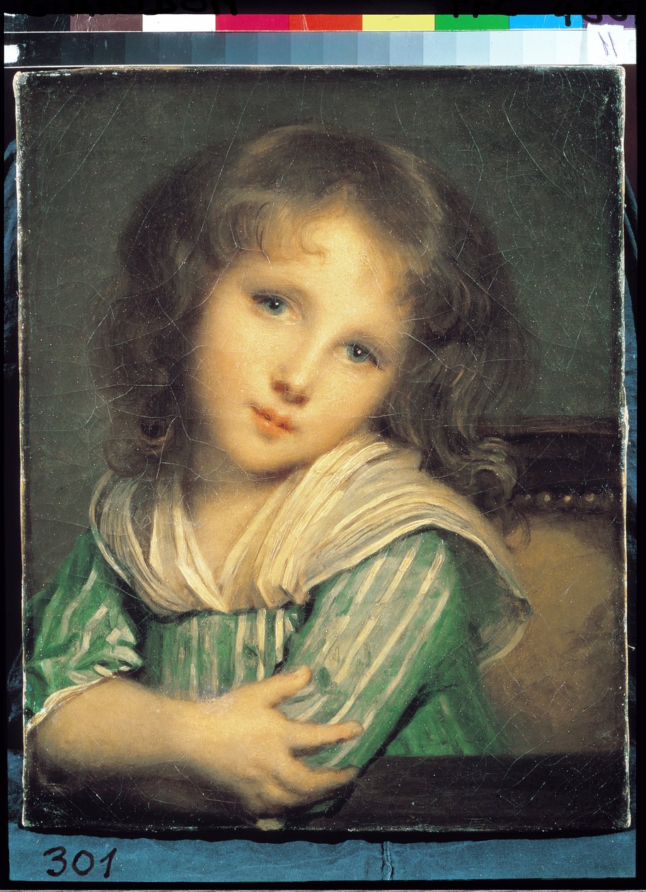 Mädchen am Fenster von Jean Baptiste Greuze