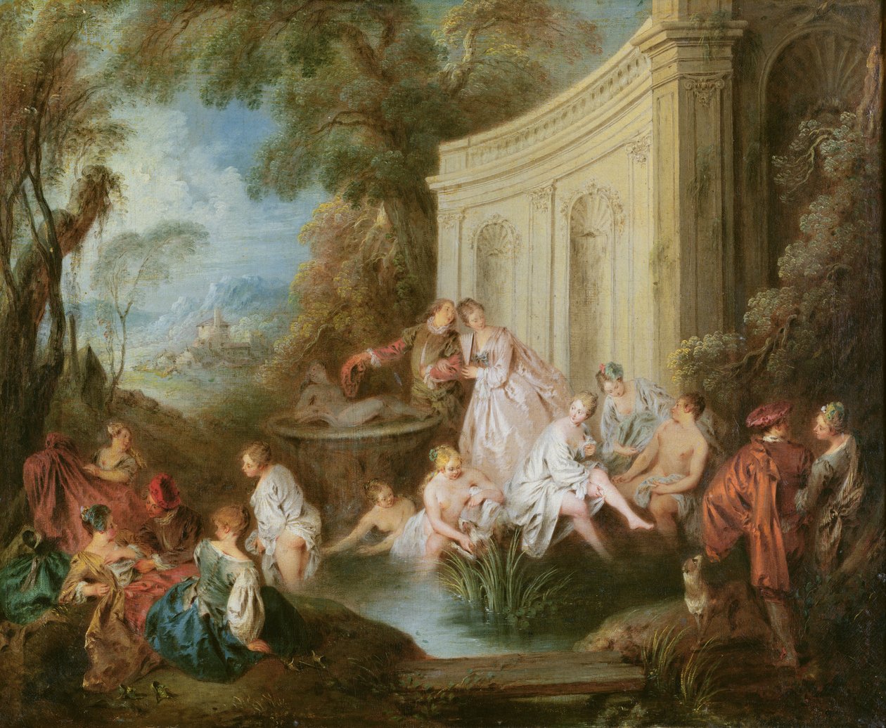 Die Badenden von Jean Baptiste Joseph Pater