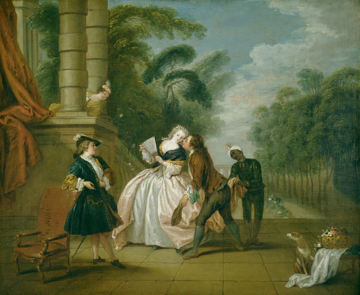 Der Kuss von Jean Baptiste Joseph Pater