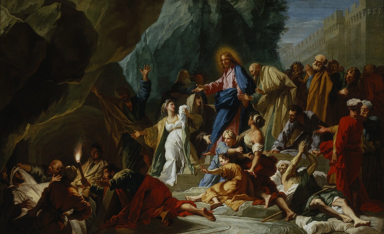 Die Auferweckung des Lazarus, ca. 1711 von Jean Baptiste Jouvenet
