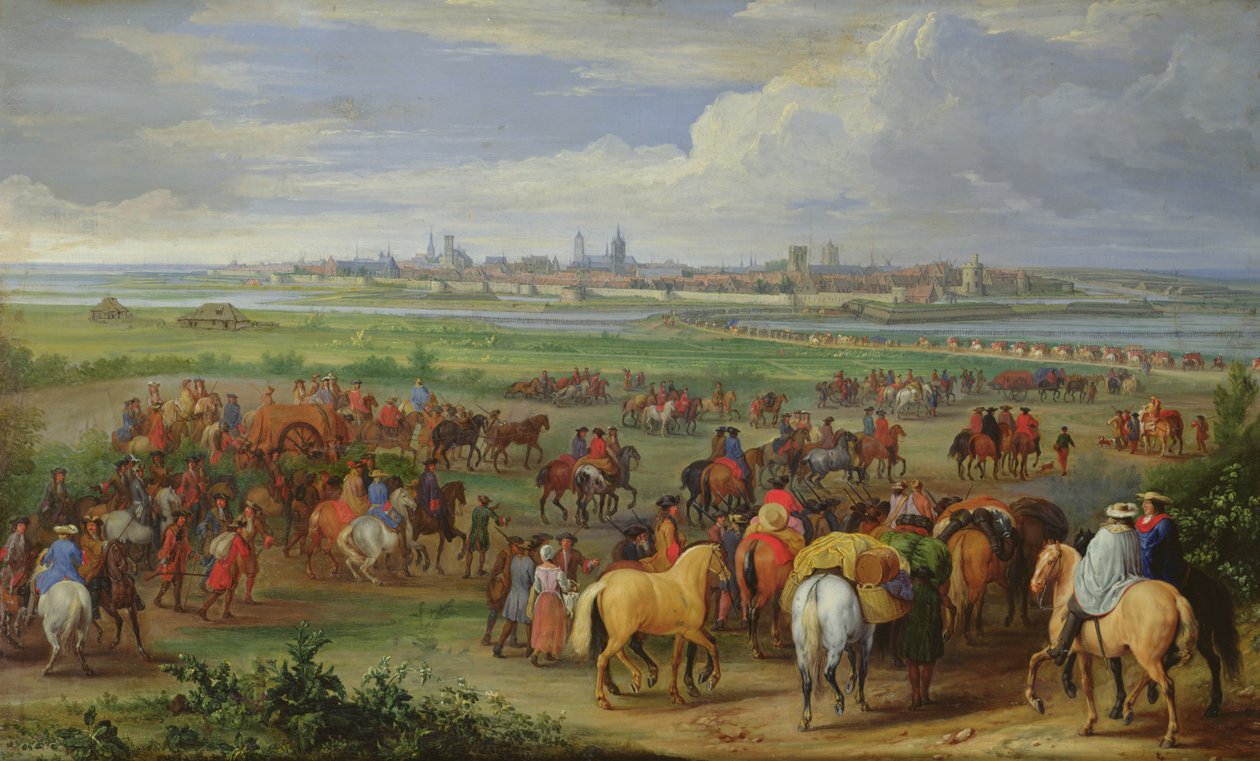 Der Einzug der französischen Armee in Ypern, 1678 von Jean Baptiste Martin