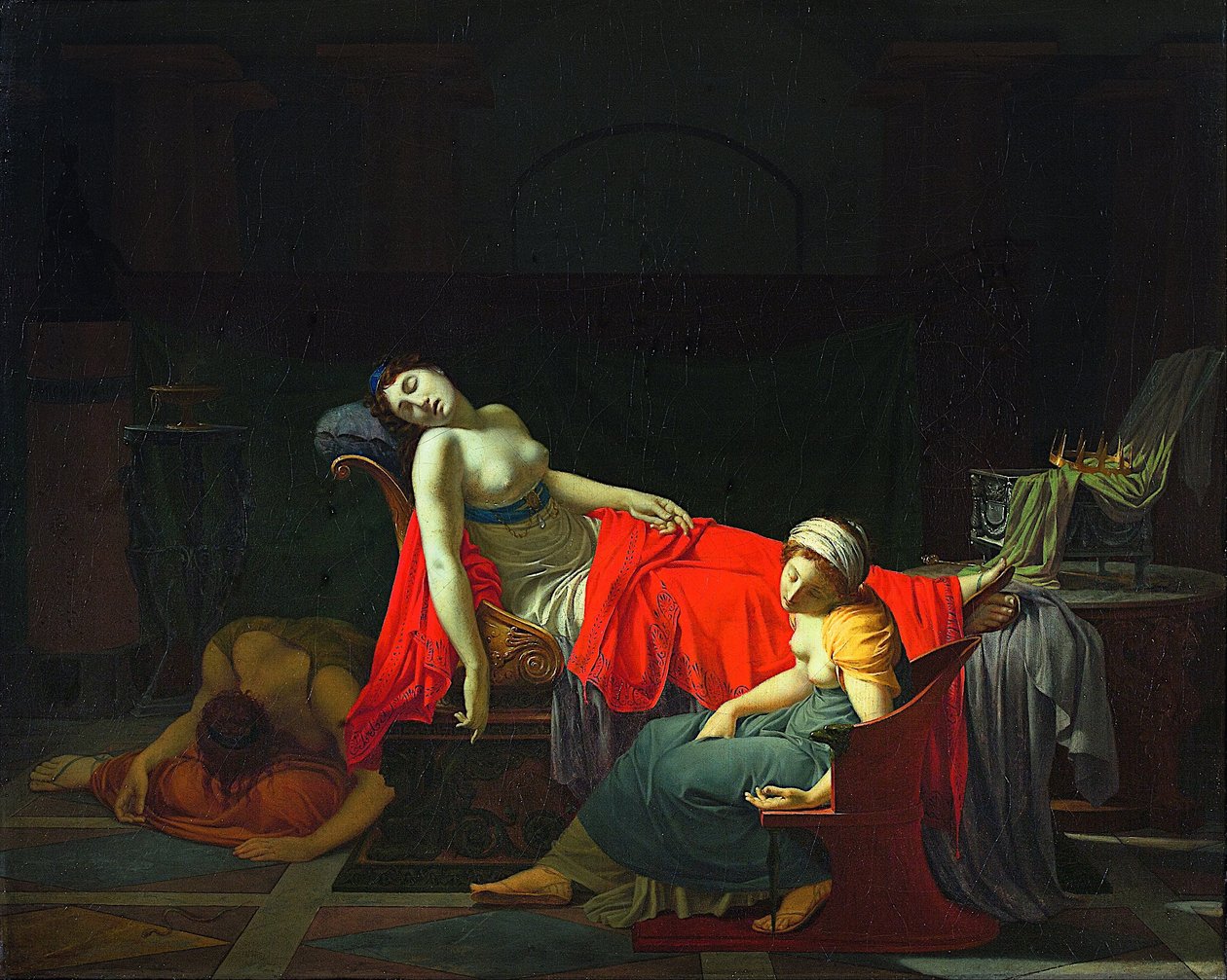 Tod der Kleopatra von Jean Baptiste Regnault