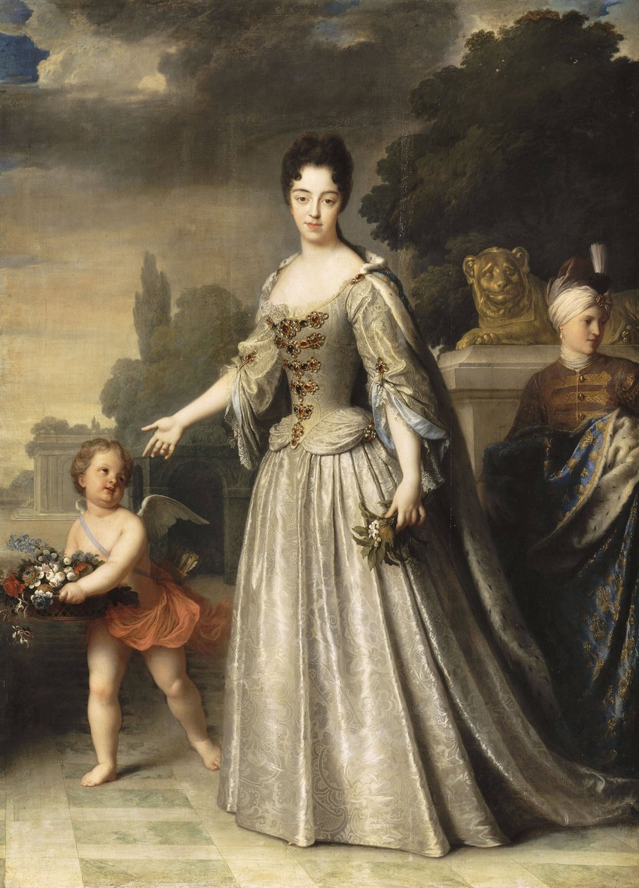 Porträt von Marie-Adélaïde von Savoyen von Jean Baptiste Santerre